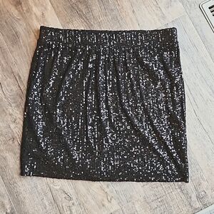 Maurices Sequined Mini Skirt SZ L